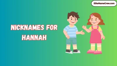 Nicknames for Hannah
