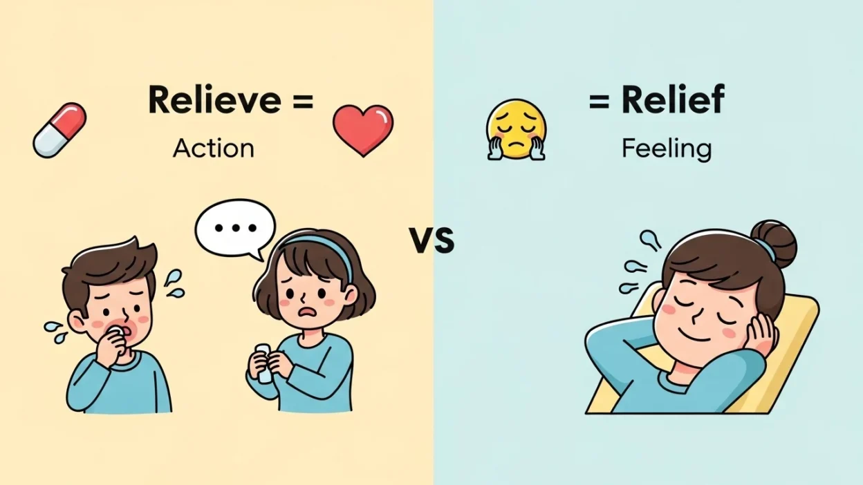 Relieve vs Relief