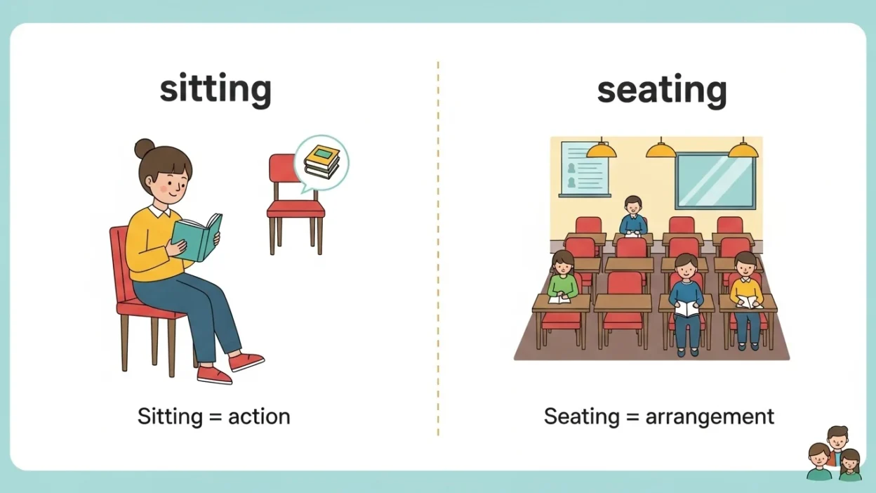 Sitting vs Seating