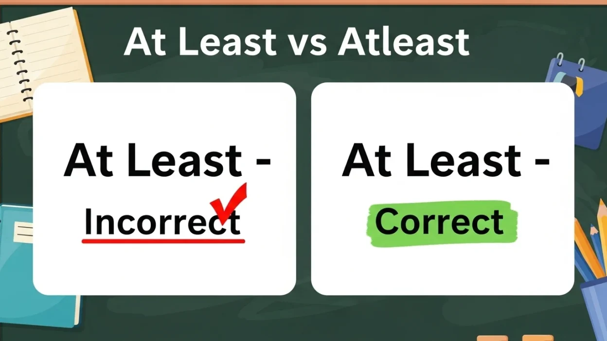 At Least vs Atleast