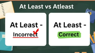 At Least vs Atleast