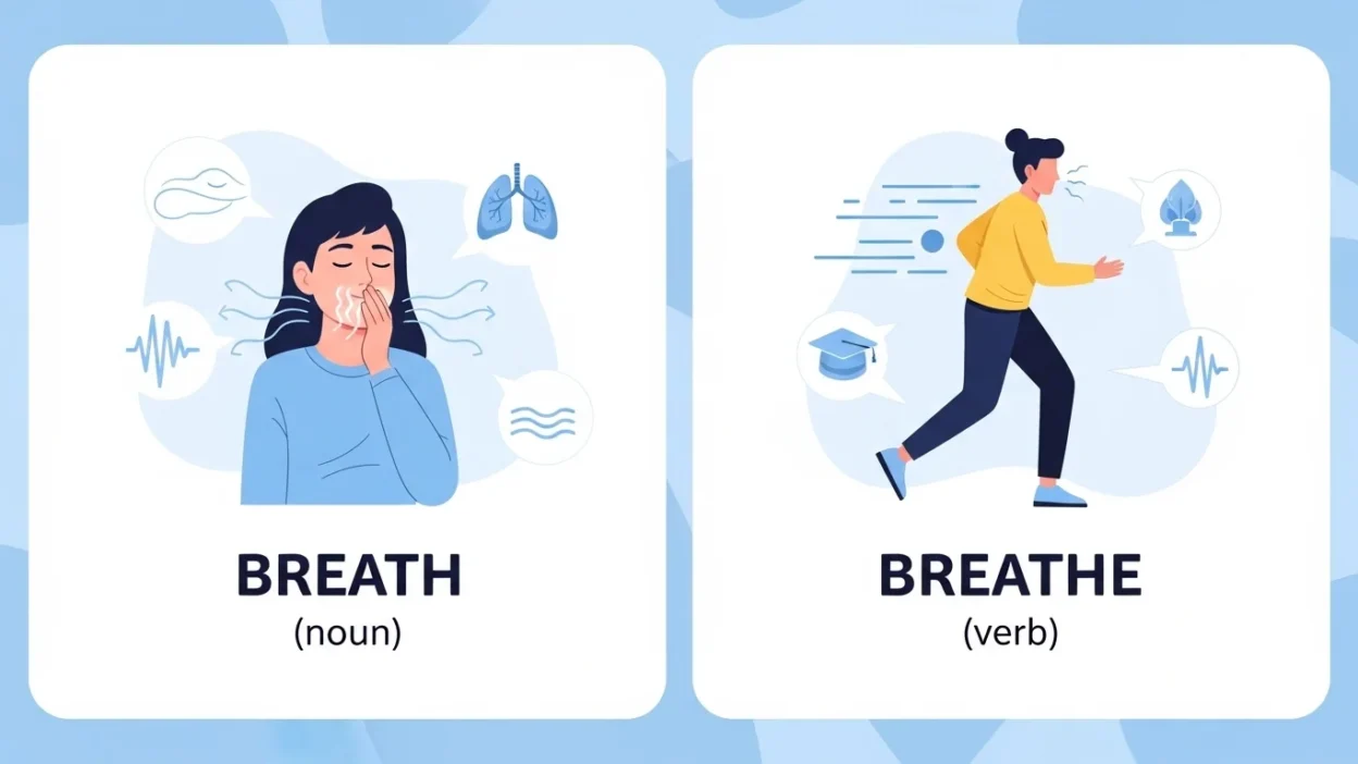Breath vs Breathe