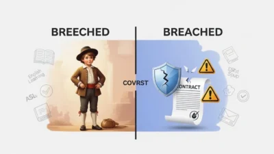 Breeched vs Breached