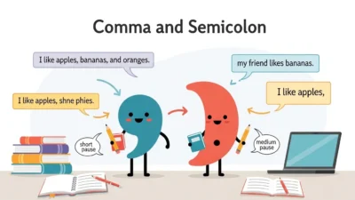 Comma vs Semicolon