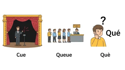Cue vs Que vs Queue