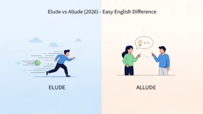 Elude vs Allude