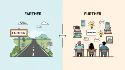 Farther vs Further