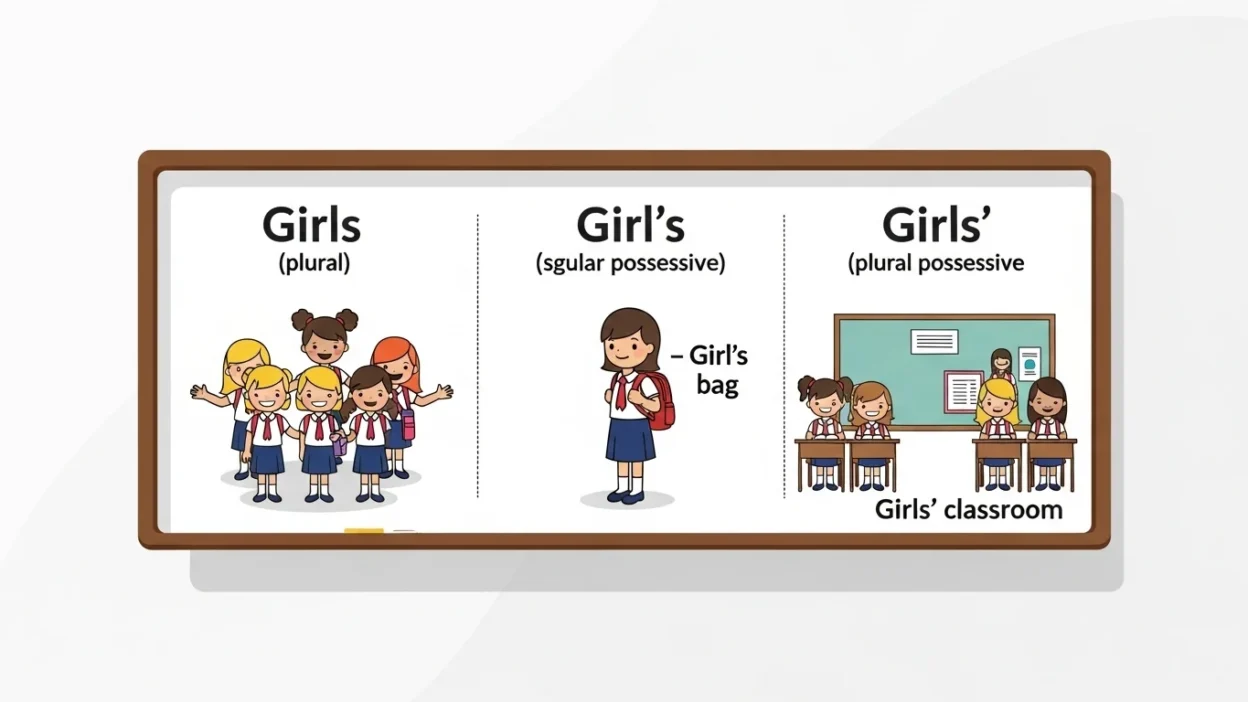 Girls vs Girl’s vs Girls’