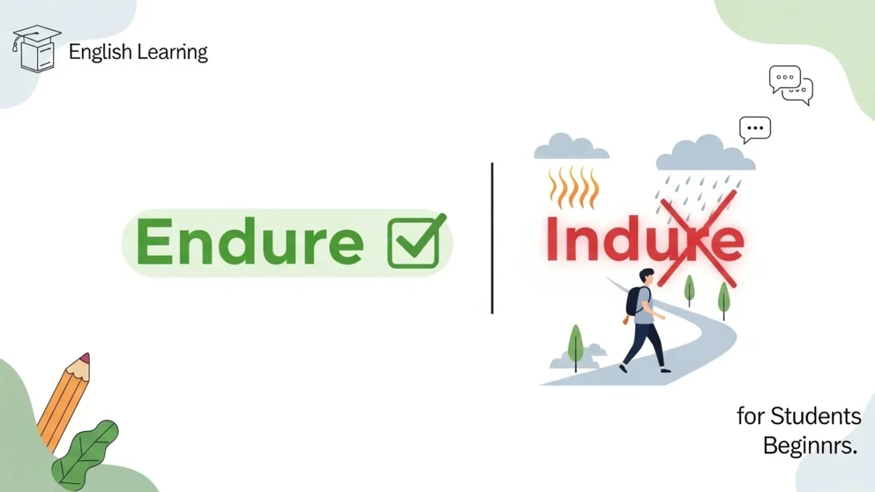Indure vs Endure