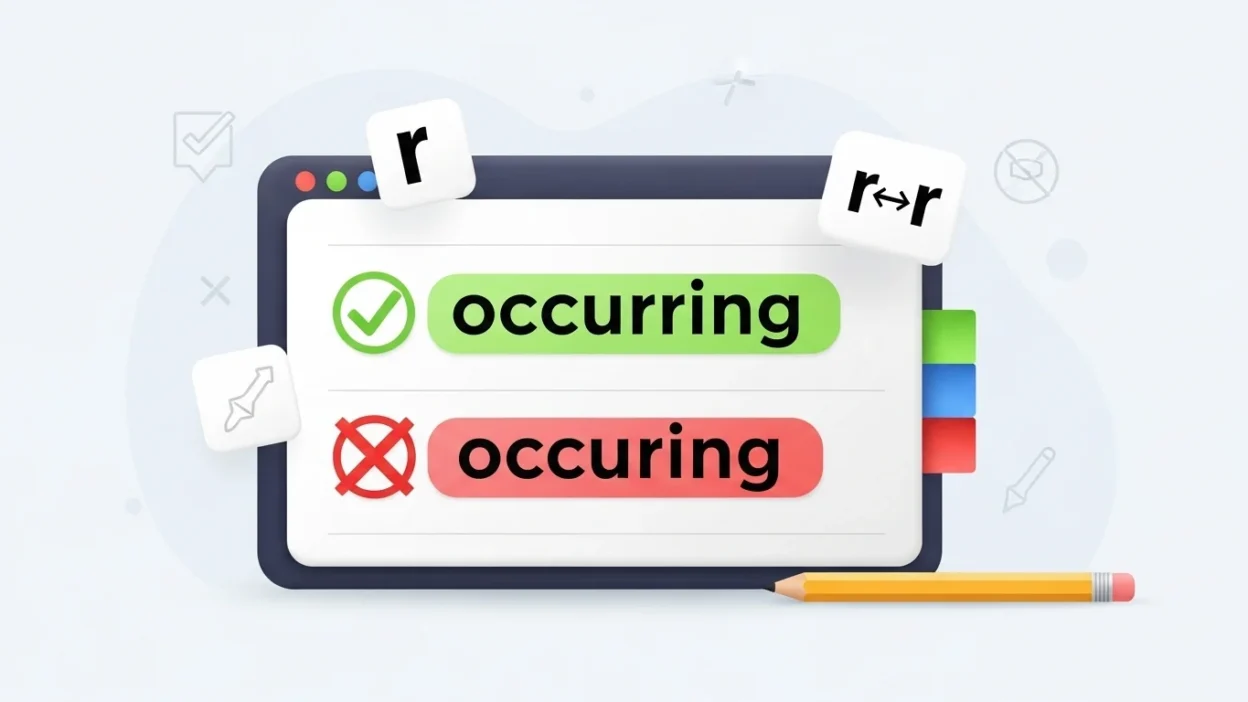 Occurring vs Occuring