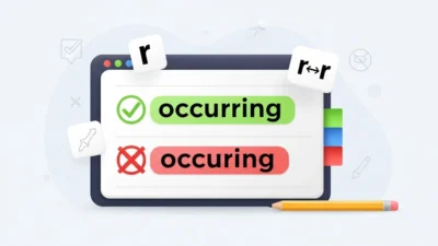 Occurring vs Occuring