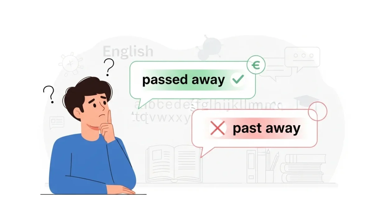 Passed Away vs Past Away