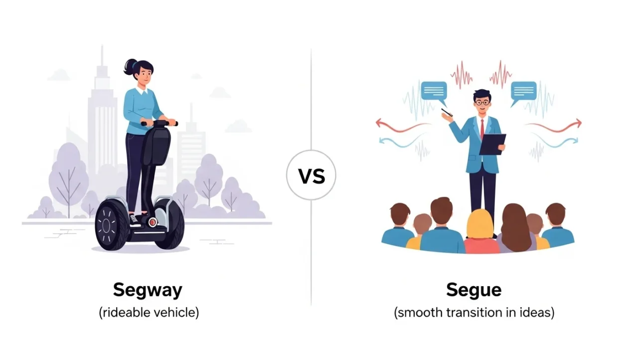 Segway vs Segue