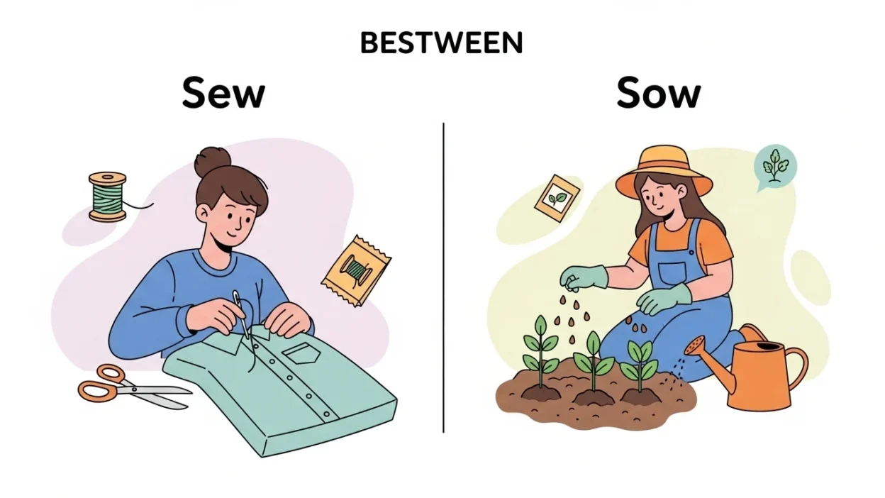 Sew vs Sow