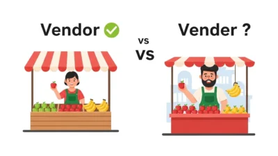 Vender vs Vendor
